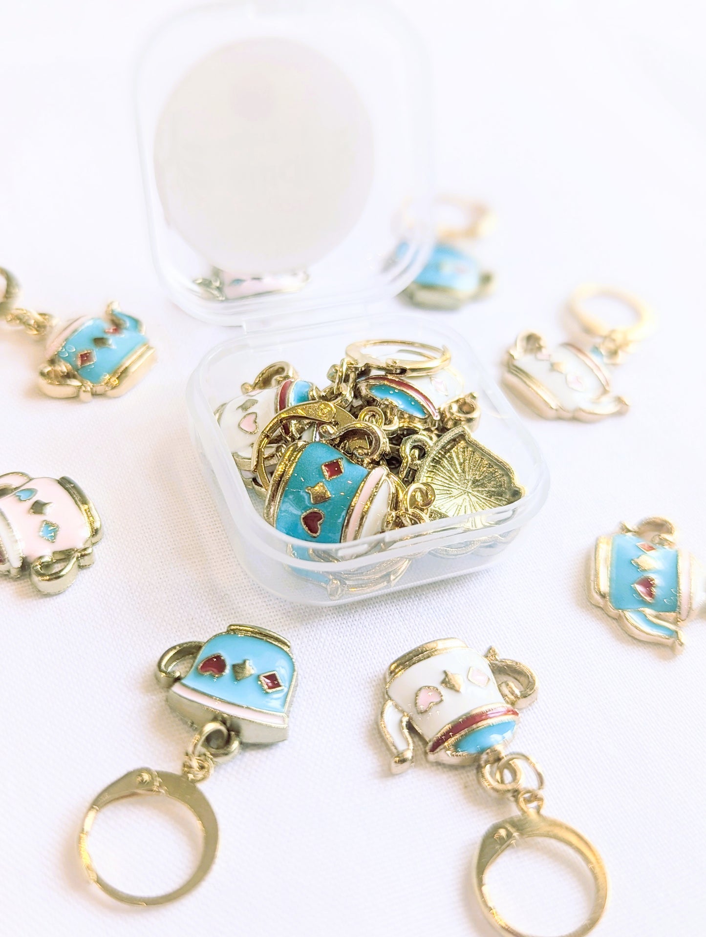 Time for Tea Stitch Markers