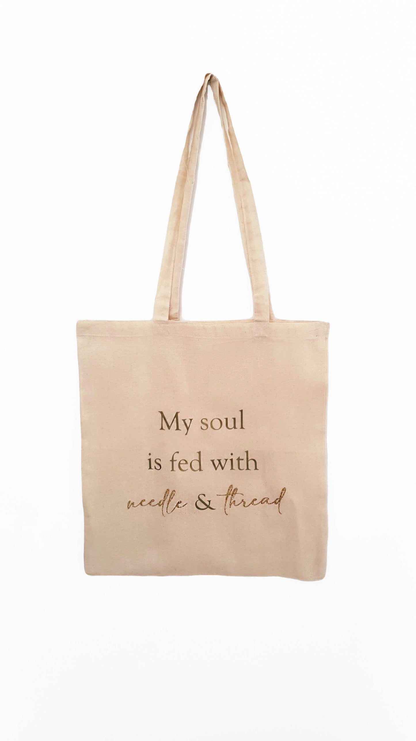 My Soul is Fed with a Needle & Thread Tote Bag