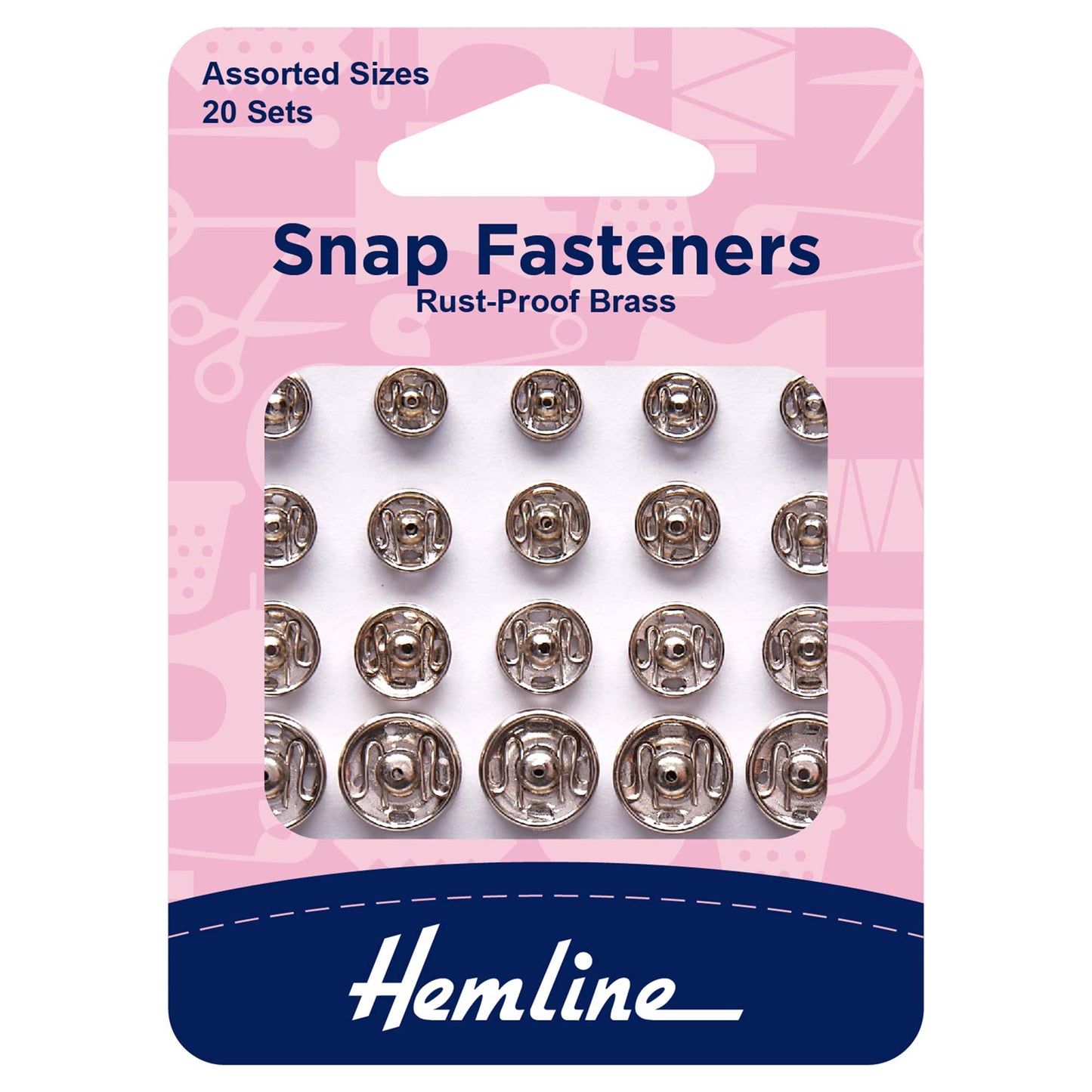 Snap Fasteners: Assorted Nickel