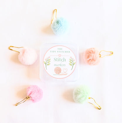 Pom Pom Stitch Markers