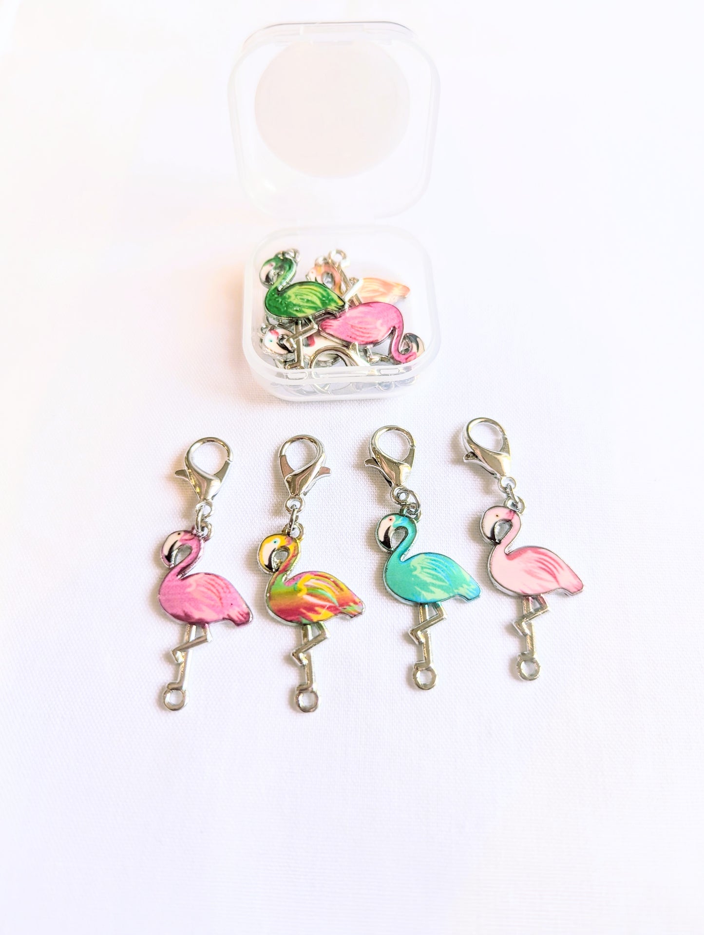 Flamingo Stitch Markers