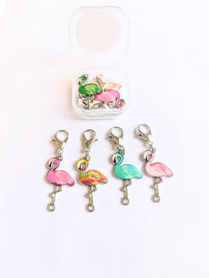 Flamingo Stitch Markers