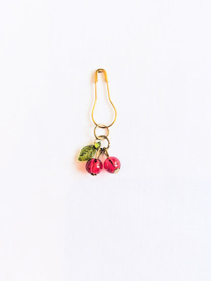 Cherries Stitch Markers