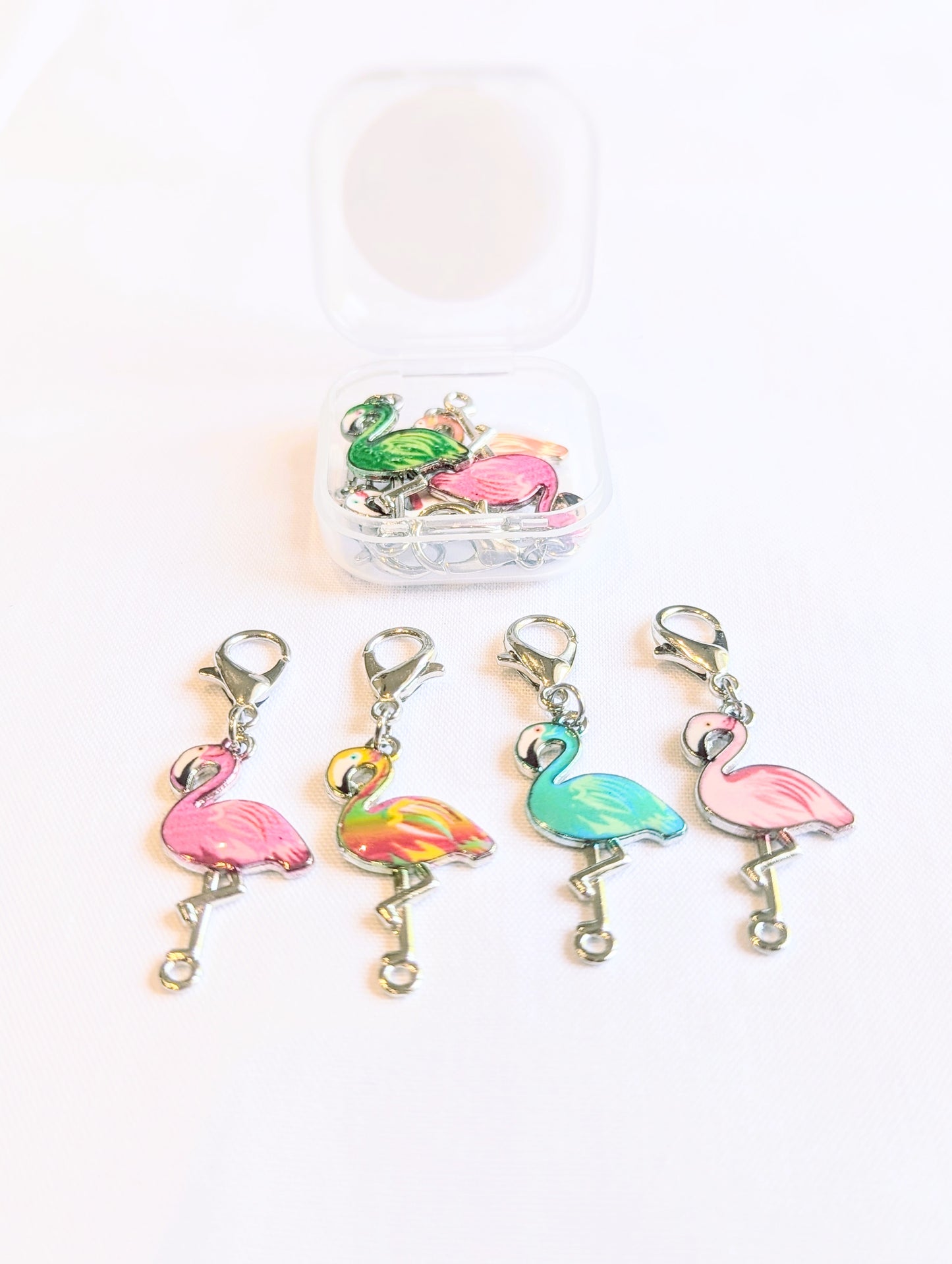Flamingo Stitch Markers