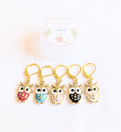 Wise Owl Stitch Markers