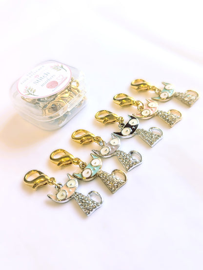 Gem Cat Stitch Markers