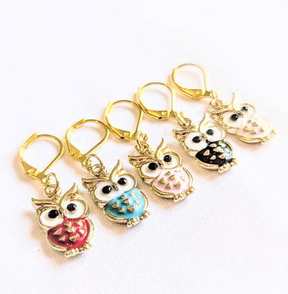 Wise Owl Stitch Markers