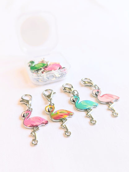 Flamingo Stitch Markers