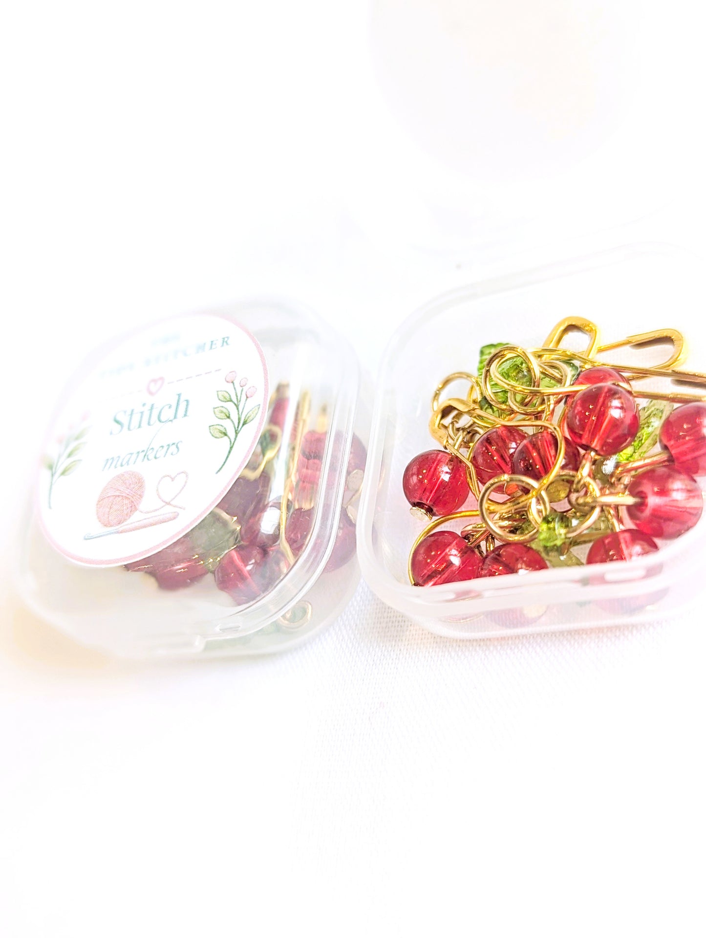 Cherries Stitch Markers