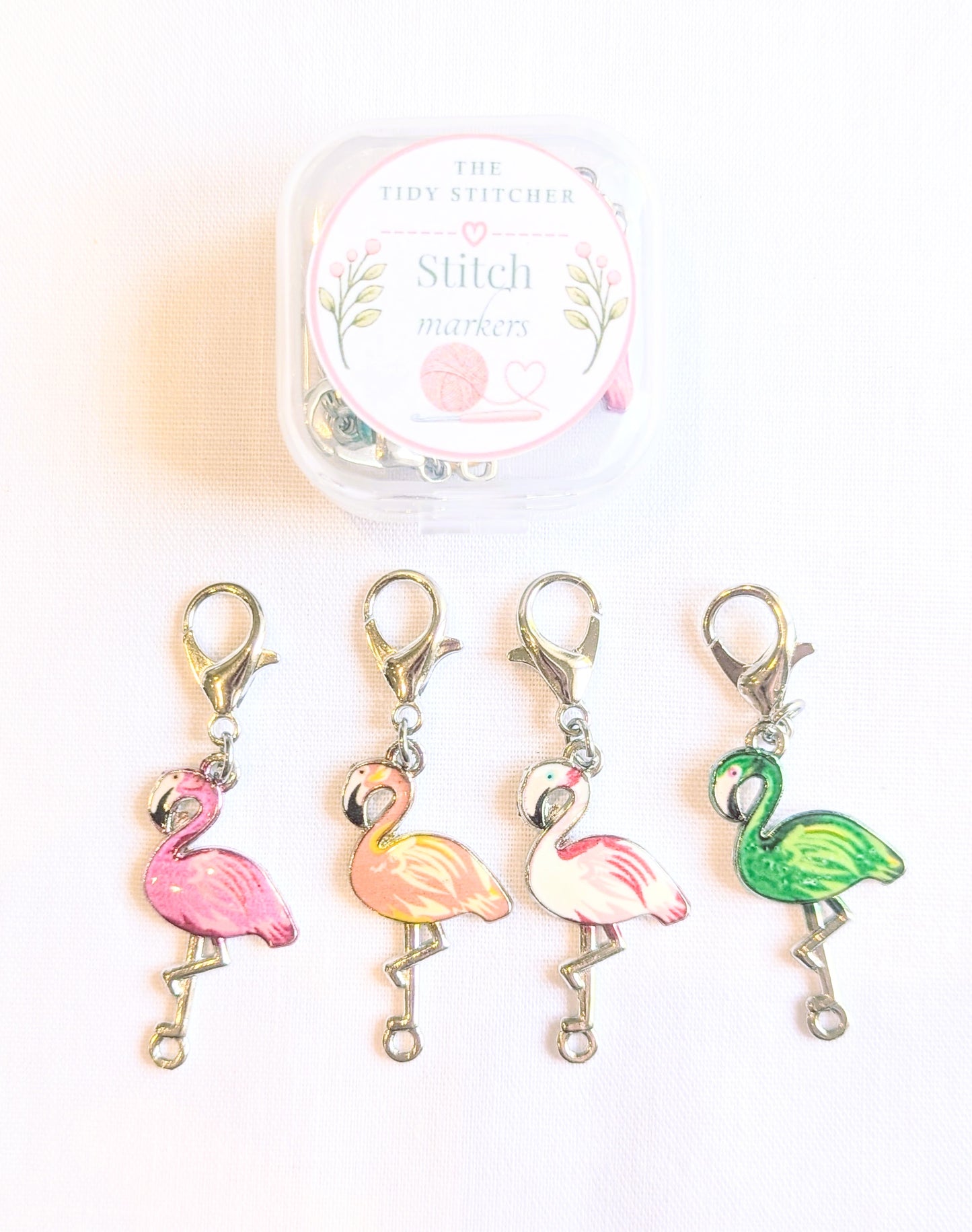 Flamingo Stitch Markers