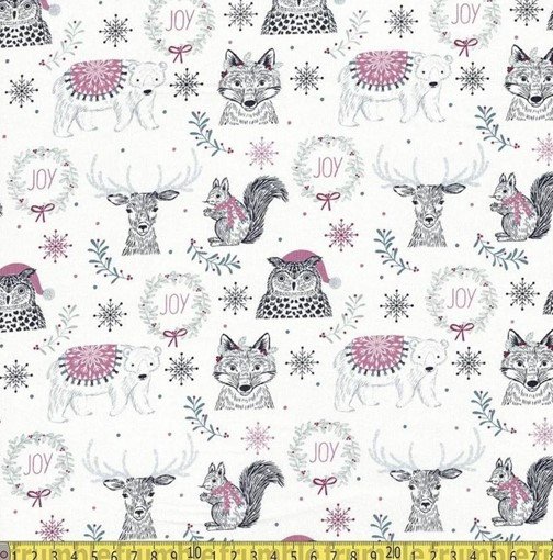 THE CRAFT COTTON CO Woodland Christmas Collection