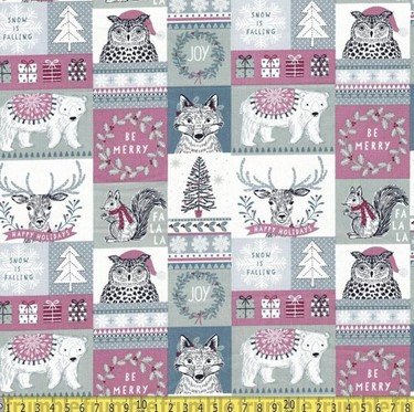 THE CRAFT COTTON CO Woodland Christmas Collection