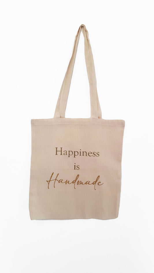 Happiness is Handmade Tote Bag
