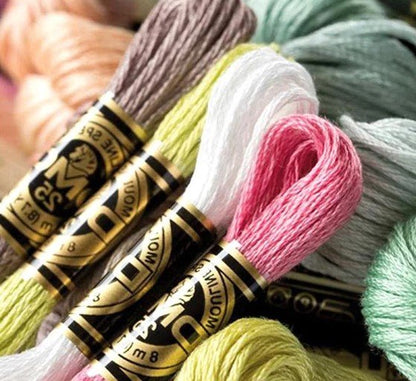 DMC Cotton Stranded Mouline Thread (Code 3801 - 3866)