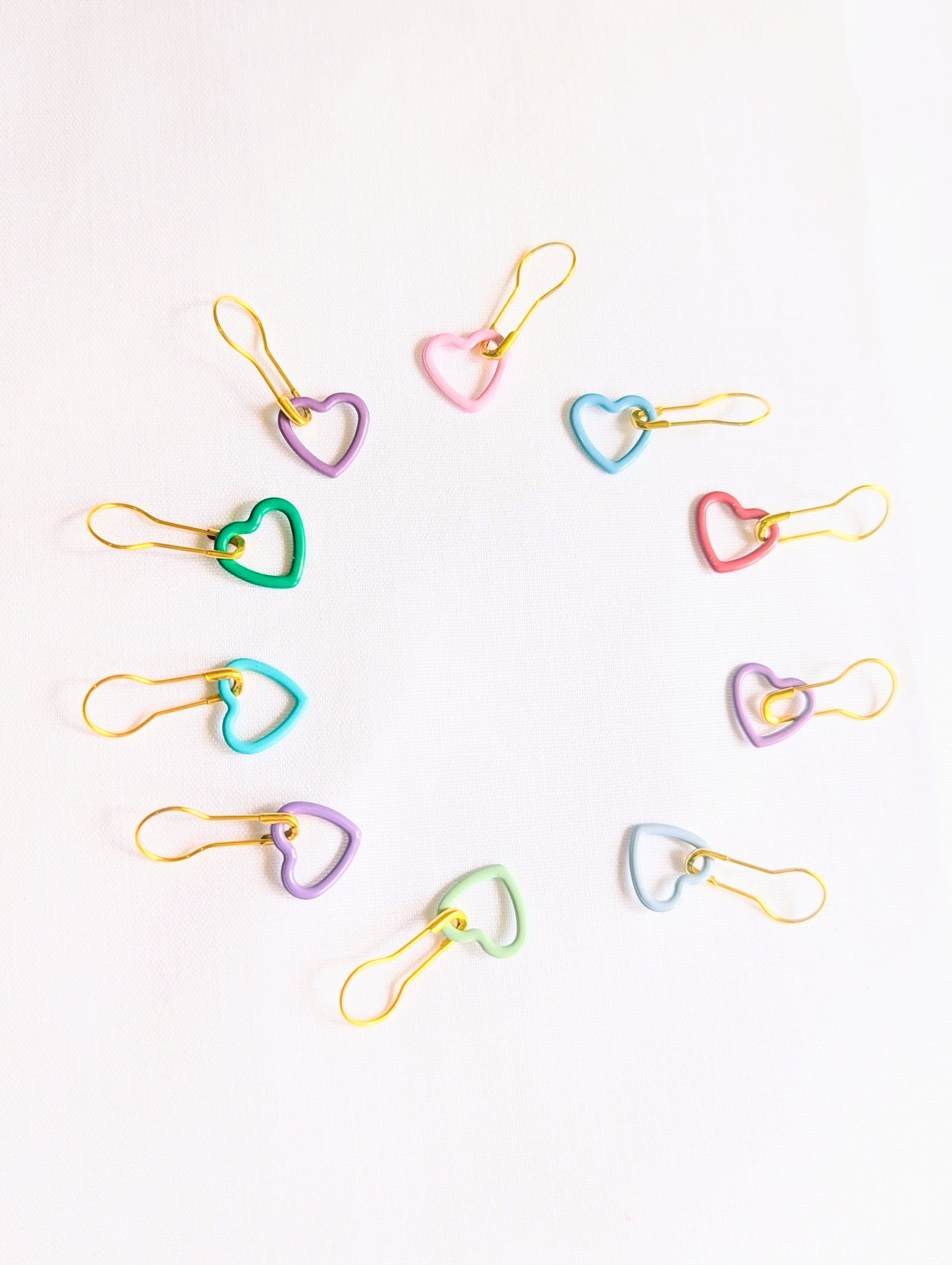 Hearts Stitch Markers