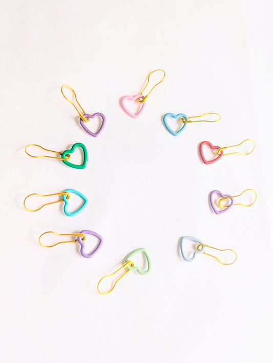 Hearts Stitch Markers