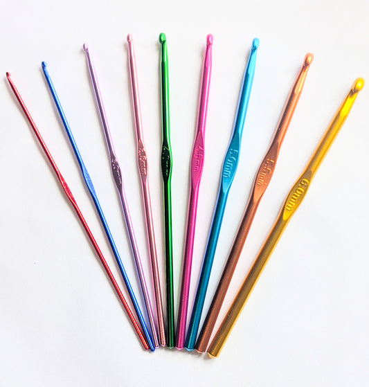 Aluminium Crochet Hook Set