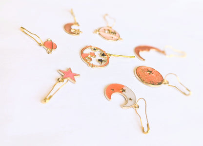 Celestial Cat Stitch Markers